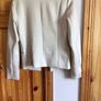 Only Ladies Beige Ribbed edge to edge blazer Jacket size 34 Uk 6 includes post Image 5