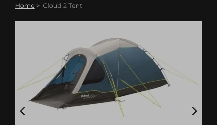 Outwell cloud 2, 2 man tent