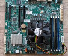 Server Motherboard X11SCZ-F Supermicro 16gb ram cpu Intel xeon E-2226GE