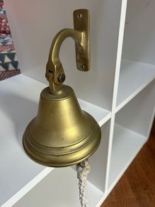 Vintage Maritime Brass Bell wall mounted