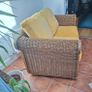 Conservatory wicker sofa Image 2