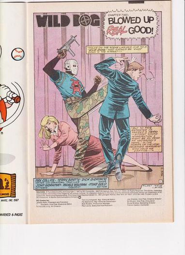 Wild Dog #2 Blowed Up Real Good 1987 Dc Comic