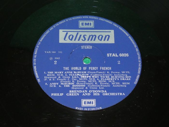 The World Of Percy French Lp 1971 Uk Press