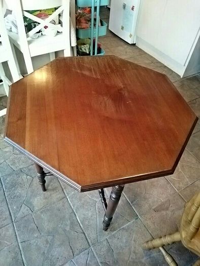 Hexagon side table
