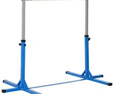 Height Adjustable Gymnastics Horizontal Bar For Kids Home Gym Training Children Junior Kip High Bar Fitness Blue