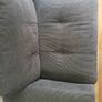 Navy 8ft harvey Norman sofa Image 3