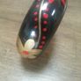 Black/Red and Gold Flower Design Image 2