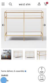 West Elm Terrace Console Table
