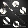 Telescopic Fishing Rod and Spinning Reel Combo Set with Fishing Line, Fishing Lures Kit & Accessories and Carrier Bag for Saltwater Freshwater (FREE POSTAGE) Image 2