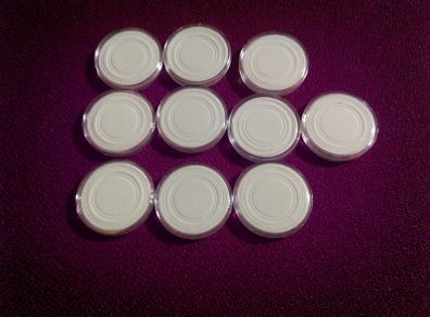10 x Universal Plastic Coin Capsule / Protector / Case / Storage Box, 30mm