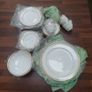 Spode Golden Trellis pattern bone china dinner service Image 2