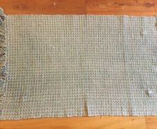 Green rug