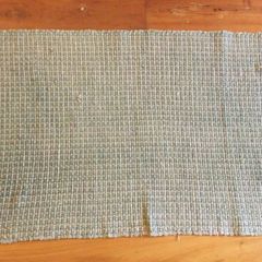 Green rug
