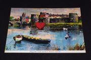 Ireland Postcard : King John's Castle and River Shannon , Limerick - 1960s/70s