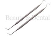 2x Dental Hygienist Examination Probe 6 Double Ended Endodontic Dentist Pick Tools