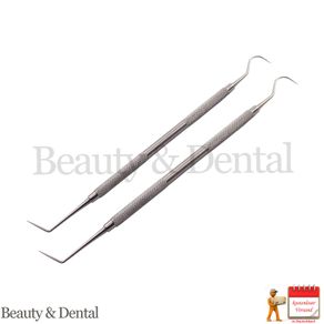 2x Dental Hygienist Examination Probe 6 Double Ended Endodontic Dentist Pick Tools