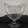 1930's Davidson Art Deco "Chippendale" Glass Trophy Vase Image 2