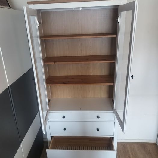Glass cabinet Hemnes