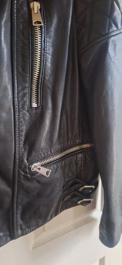 All Saints Unisex Genuine Leather Biker Jacket
