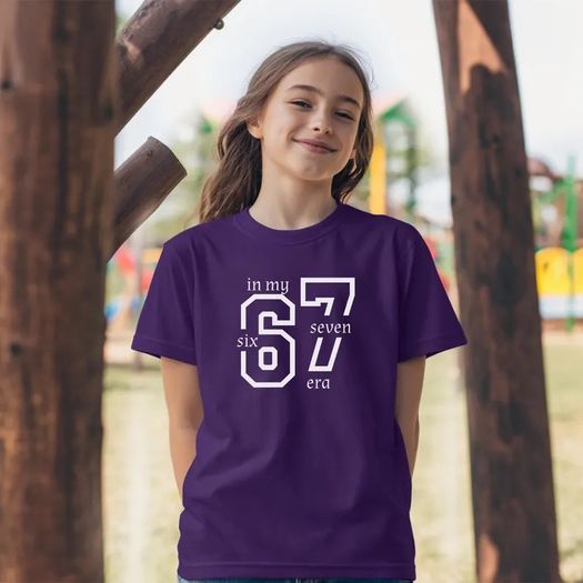 In My 67 Era Hoodie for Kids, Cute Trendy Youth Hoodie, Six Seven T-Shirt, Viral Kids Meme Tee, Tween Trendy Sweatshirt