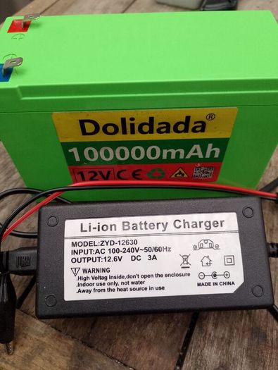 12V 10Ah Battery, lithium