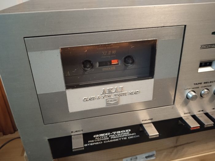 Akai GXC-730D stereo tape deck hifi audio cassete golden era