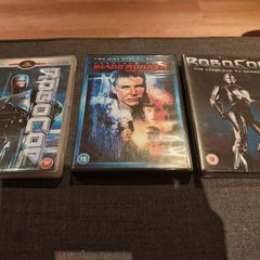 Retro Scifi DVD collection - RoboCop and Bladerunner