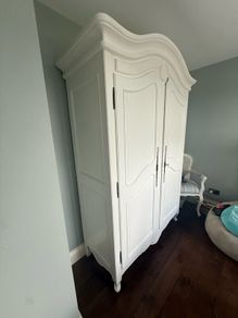 Solid Wood French Style Wardrobe