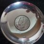 5 Pesetas silver coin from 1871, in silver bowl Image 5
