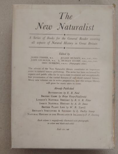 Vintage 1946 "Nature in Britain" Hardback (Collins) - Orange Pictorial Jacket
