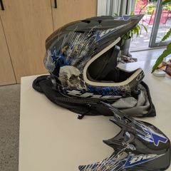 the full face.
