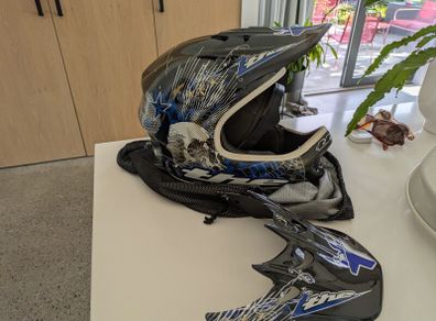 the full face.