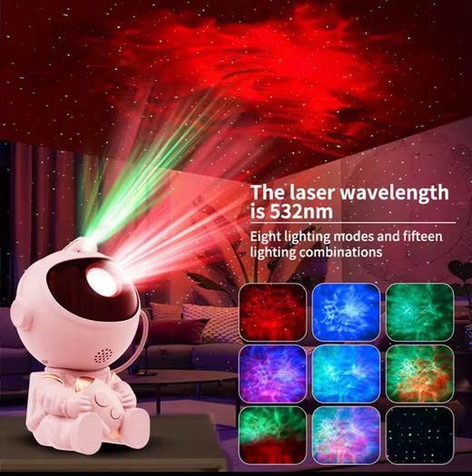 Star, galaxy projector and astronaut projector