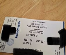 2x tickets for prodigy tonight!!!!