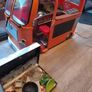 Our Generation orange Food Truck with lots if accessories incl BBQ Image 3