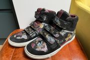 Froddo black flowers ankle boots