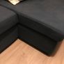 Designer Navy Corner Sofa Image 4