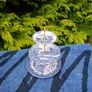 Blue hand drill cake stand  postage possible Image 2