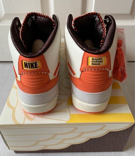 Nike Air Jordan 2 Retro Maison Chateau Rouge UK 11/ US 12 Deadstock