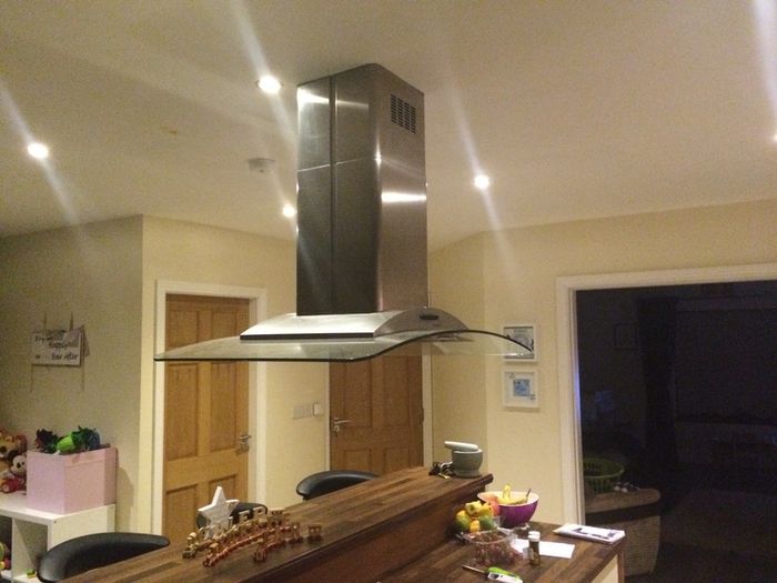 Elica island Iceberg extractor hood - model 381 XS