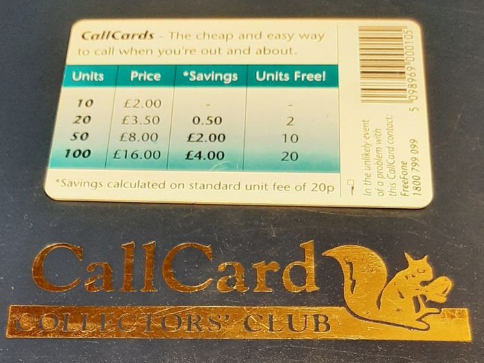 call card