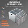 Commercial Grease Trap, 40 LBS Grease Interceptor, Side Inlet Interceptor, Under Sink Stainless Steel Grease Trap, 10 GPM Waste Water Image 6