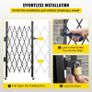 Single Folding Security Gate Steel Accordion Security Gate, Flexible Expanding Security Gate, 360 Rolling Barricade Gate, Scissor Gate or Door with Padlock Image 5