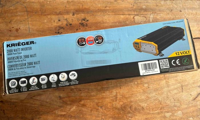 2000w Inverter + Wiring + Remote Brand New