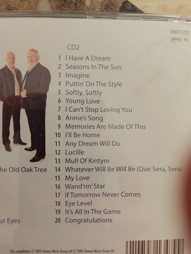 Foster & Allen 2CD  - Sing The Number 1s