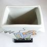 Lorna Bailey "Bauhaus" Design Vase. Hand Painted Signed Studio Pottery, 15cm tall. Image 3