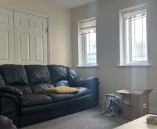 Black Leather Sofa 3+2+1