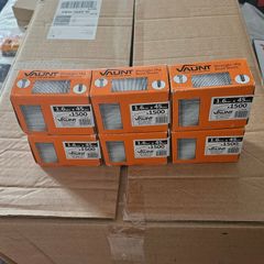 6 boxes of 9,000 total 16 gauge Straight 1.6mm x 45mm Brad Nails