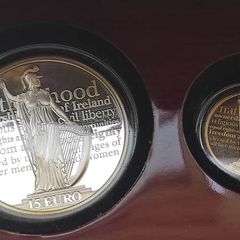 Gold coin silver Duble set 100th Anniversary
