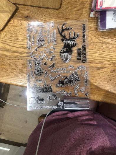 Christmas acrylic stamps for card making